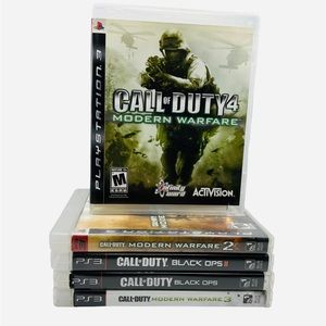 PlayStation Games CALL OF DUTY Black Ops Modern Warfare Sony PS3 FPS Shooter COD